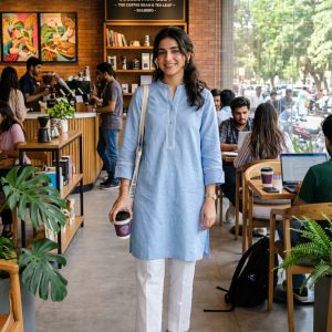 Gulberg Casual Linen Tunic