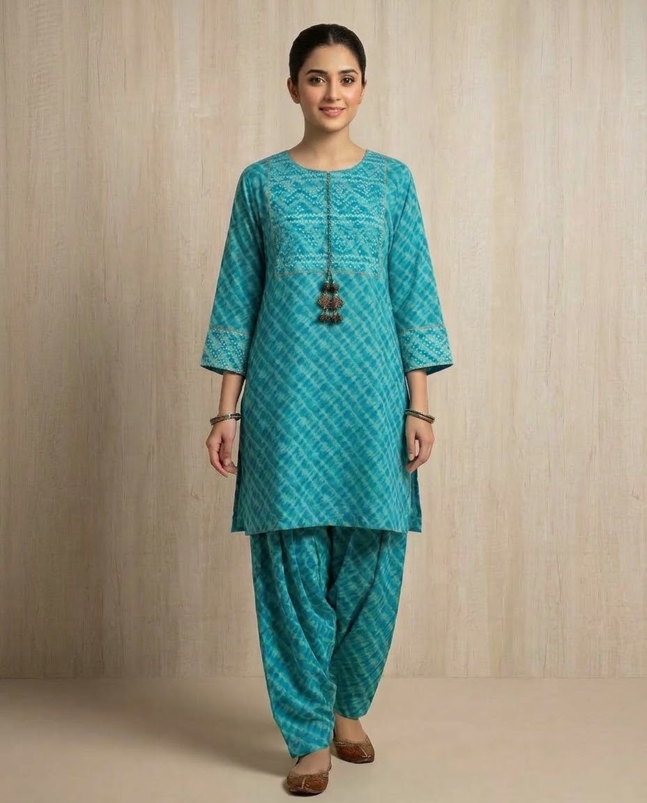 Radiant in turquoise!